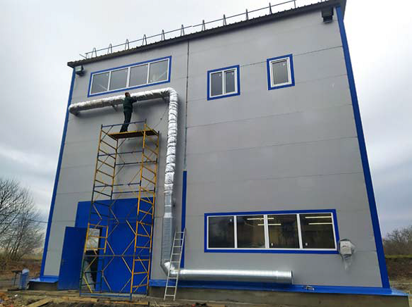 Reconstruction of sewage treatment facilities with a new construction of a mechanical dewatering shop for sewage sludge at 107 Baikalska St. Kropyvnytskyi, Kirovograd region