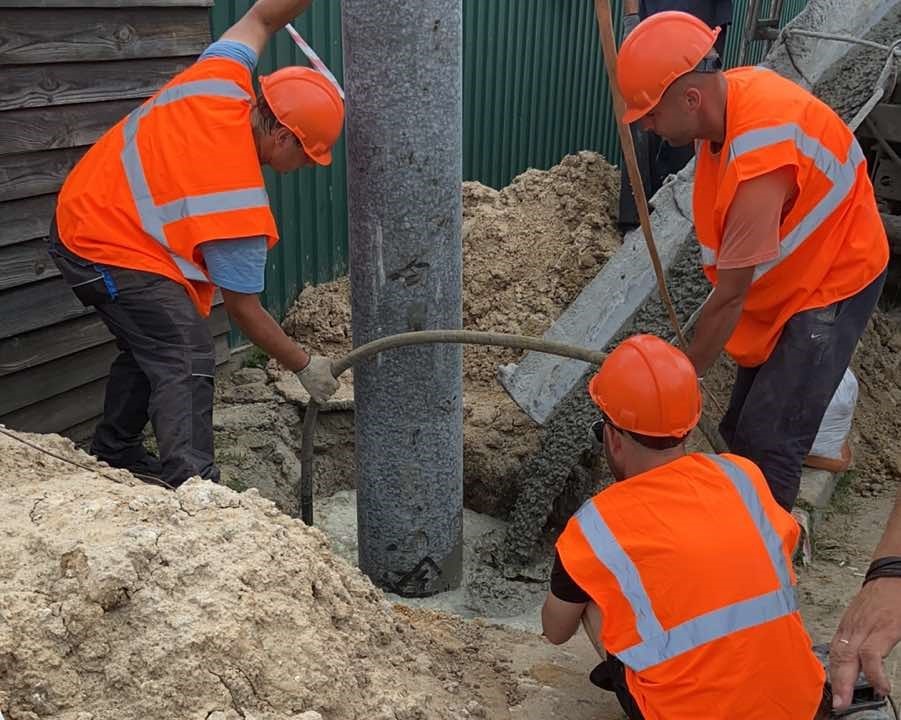 Construction of a trolleybus line (construction of a contact network and modernization of a traction substation) in Zhytomyr, Ukraine